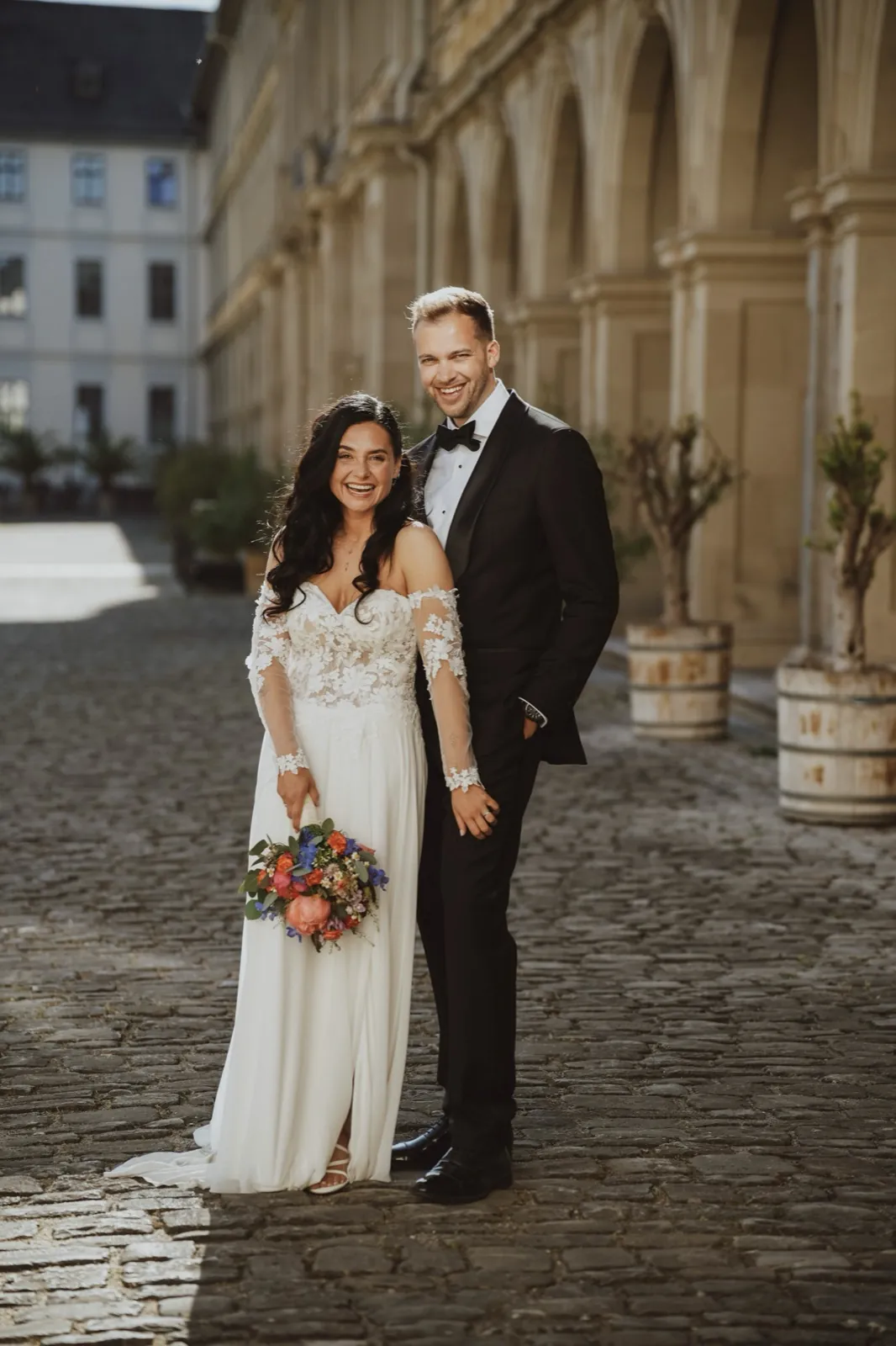 Caro & Dominik – Brautstrauß Würzburg Juliusspital