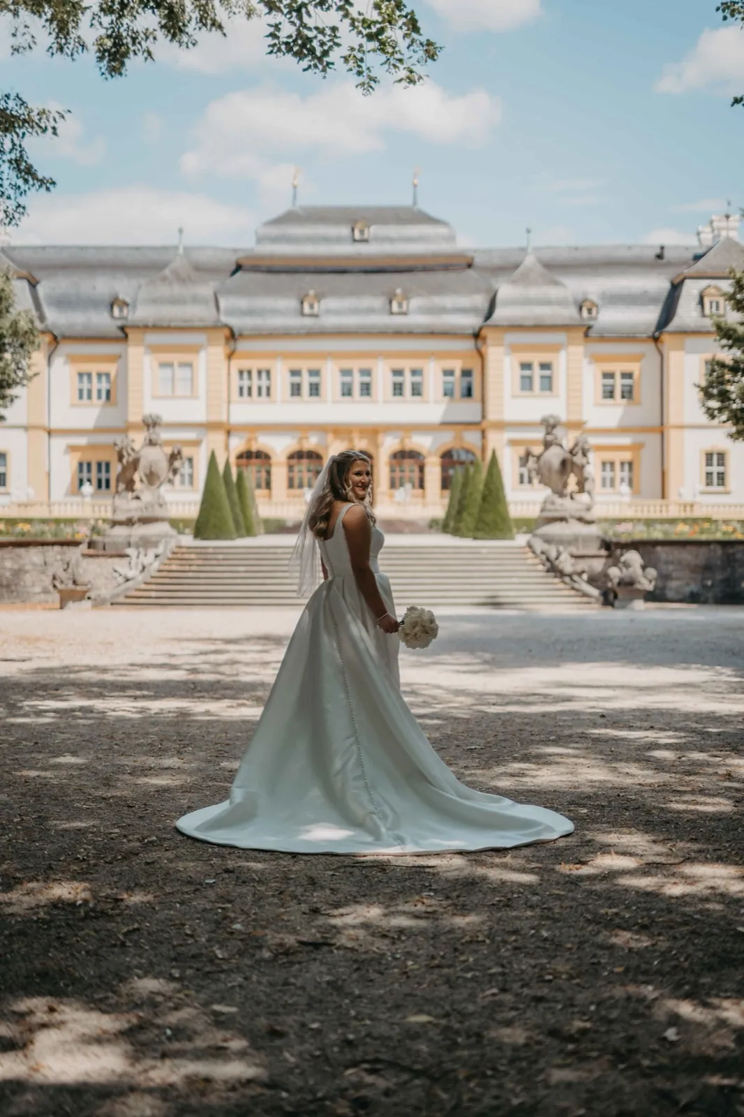 Janina & Alexander – Brautstrauß Rosenbachpark Würzburg / Schloss Veitshöchheim