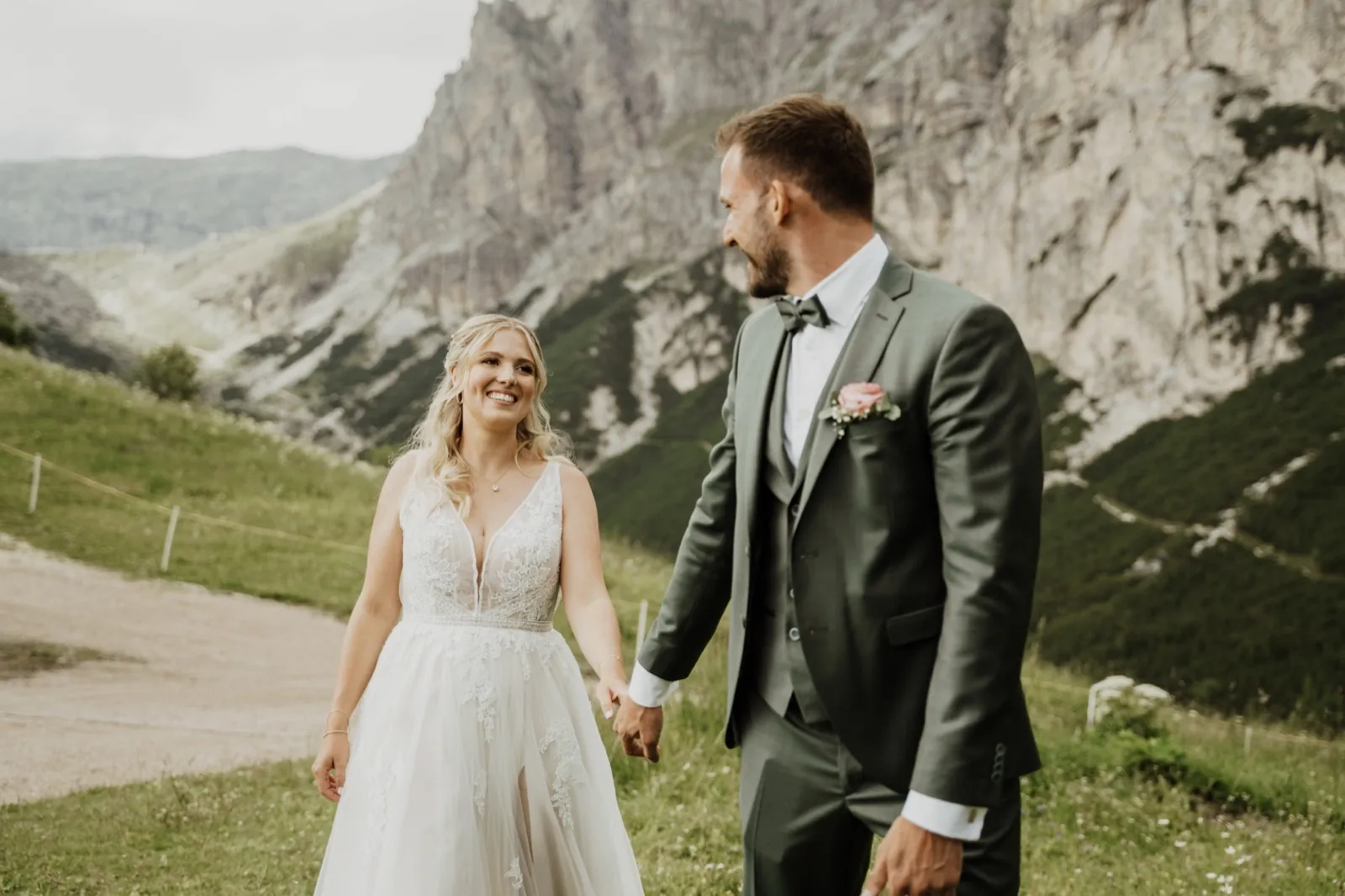 Katrin & Markus – Detail Kolfuschg, Dolomiten