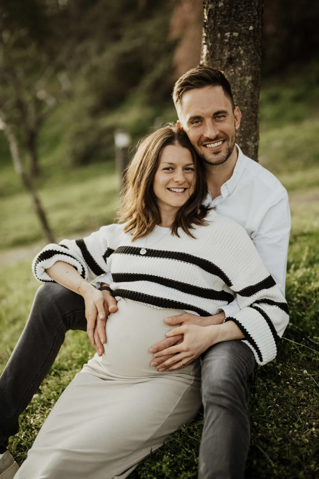 Michi & Lukas Babybauch – Detailaufnahme Schloss ob Ellwangen