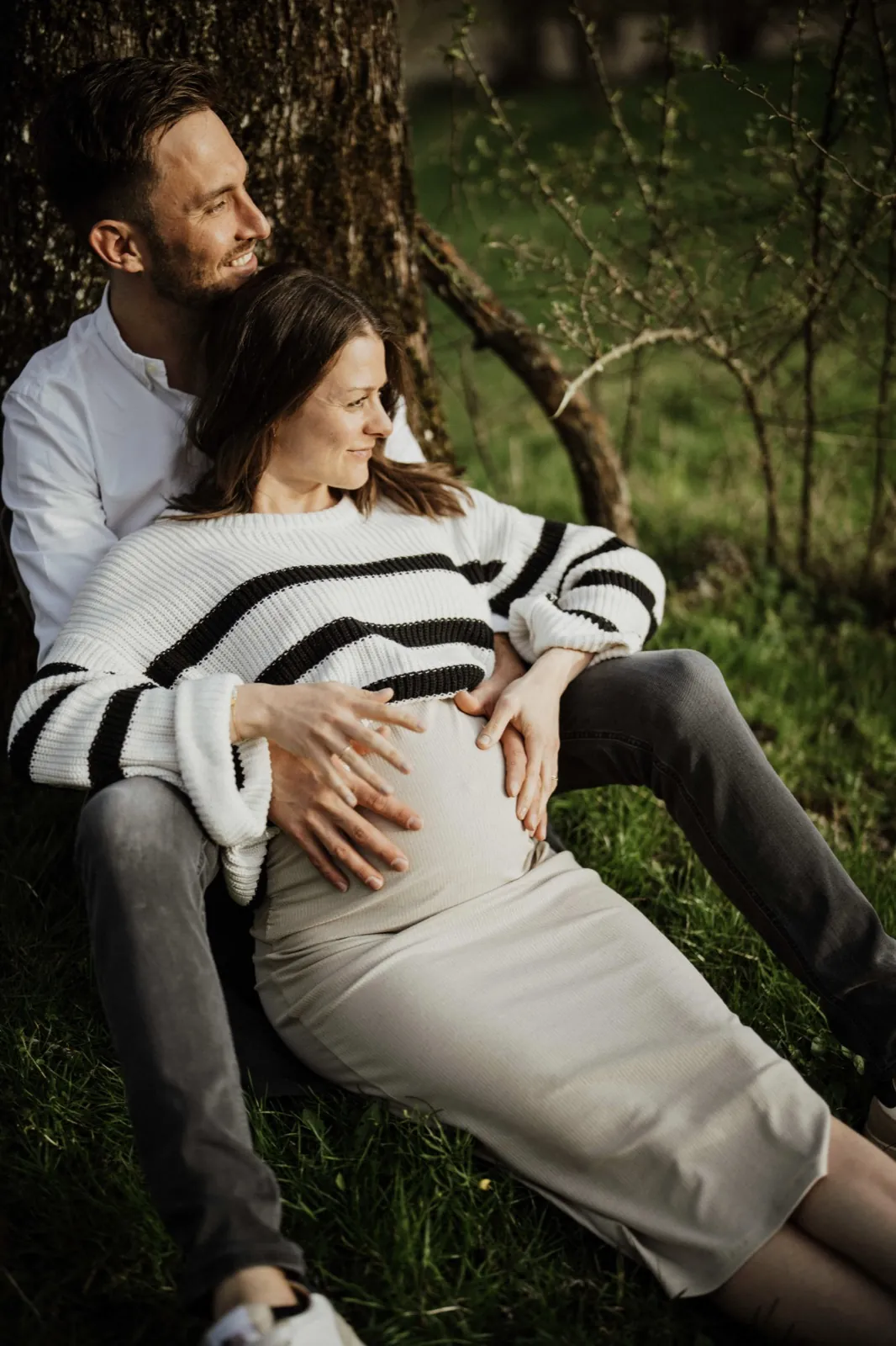 Michi & Lukas Babybauch – Close-up Schloss ob Ellwangen
