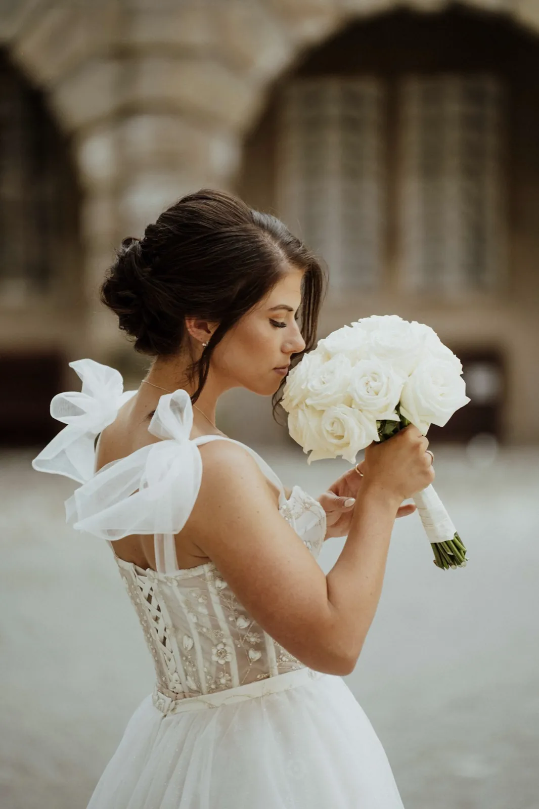 Nadine & Raphael – Brautstrauß Schloss Weikersheim